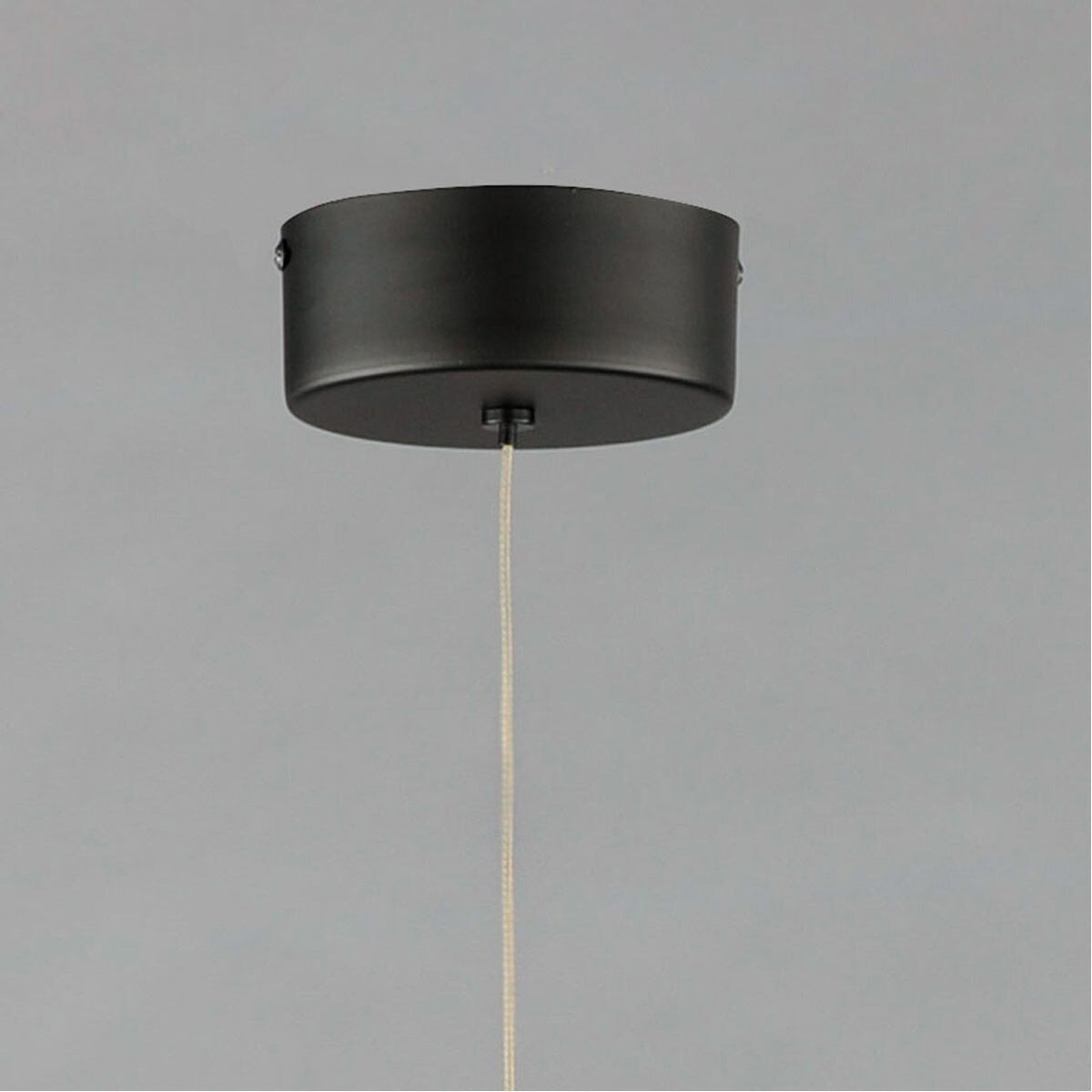 Diaphane LED 1.5 inch Black Single Pendant Ceiling Light